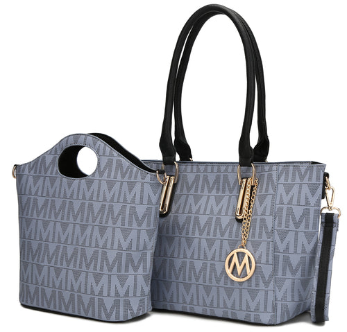 MKF Collection Casey Tote Bag – Women’s Faux Leather Handbag with Crossbody
