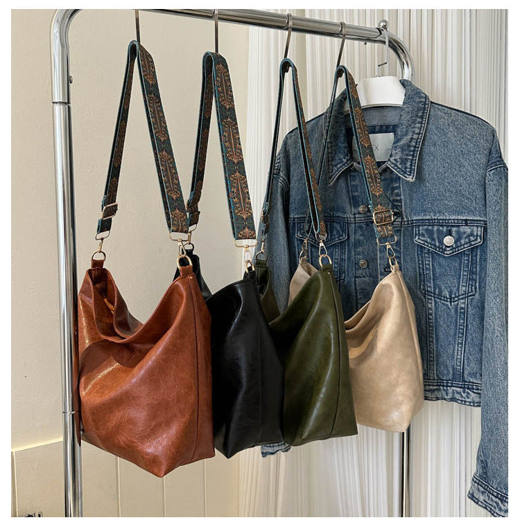 EthnicaBag™ – Women’s Shoulder Bag with Ethnic Wide Strap