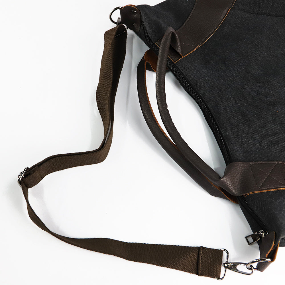 Washed Canvas Hobo Tote – Women’s Large-Capacity Shoulder & Crossbody Bag