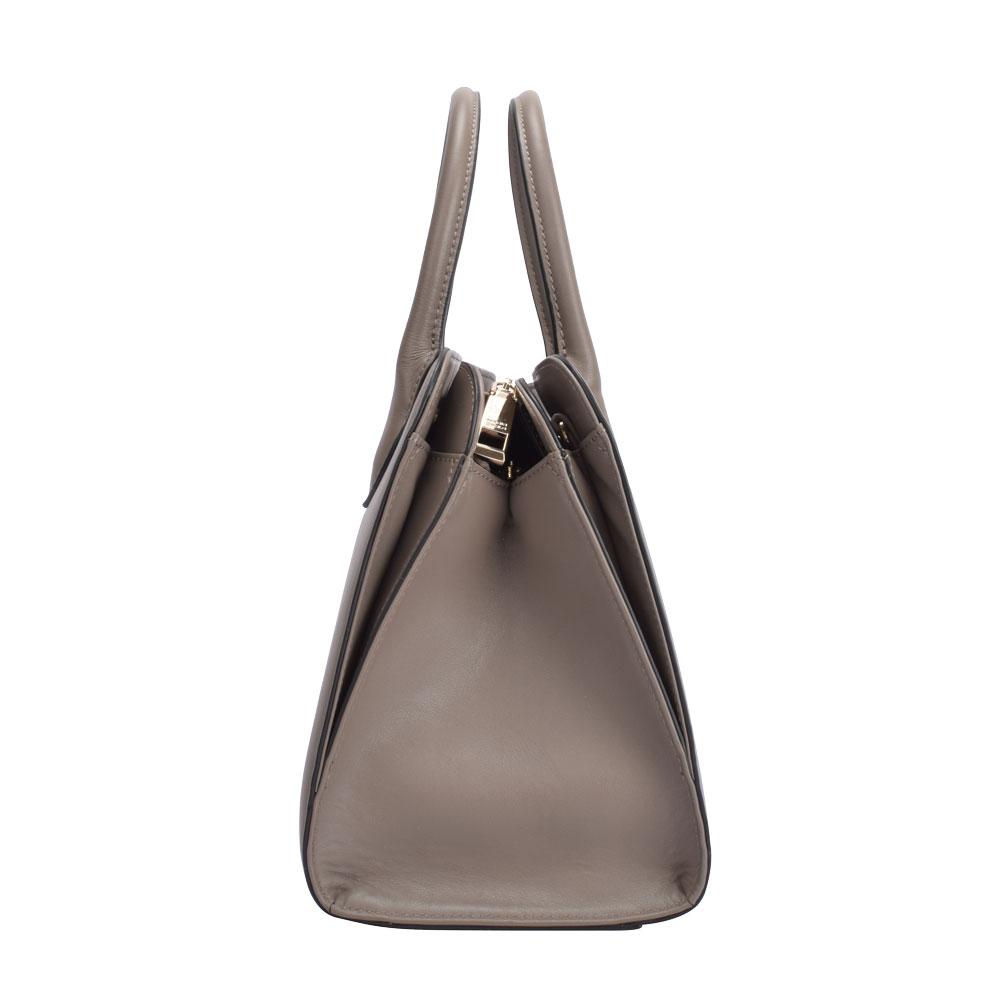 Maria Carla Luxury Leather Handbag – Smooth Cowhide Tote with Shoulder Strap