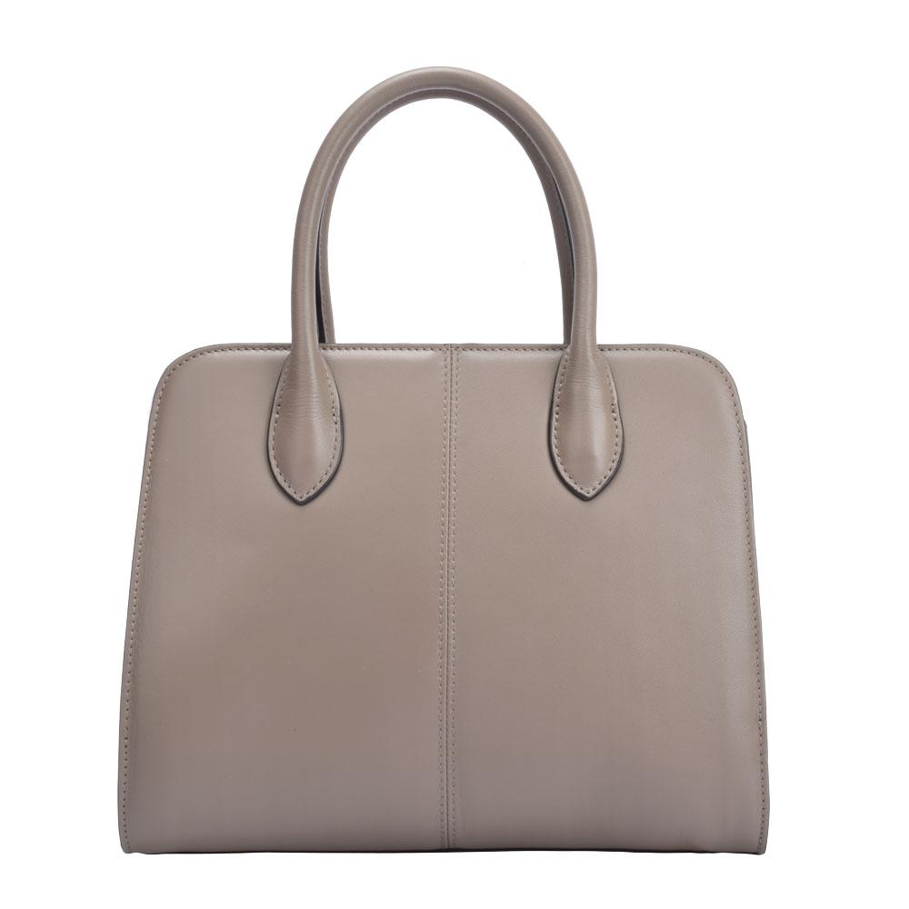 Maria Carla Luxury Leather Handbag – Smooth Cowhide Tote with Shoulder Strap