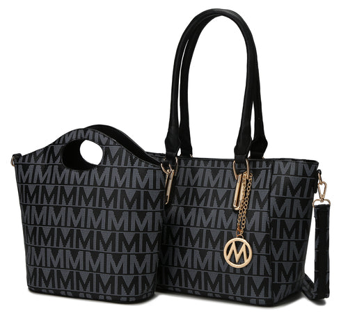 MKF Collection Casey Tote Bag – Women’s Faux Leather Handbag with Crossbody