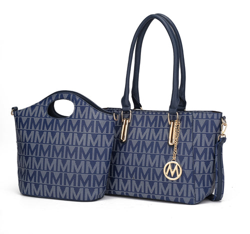 MKF Collection Casey Tote Bag – Women’s Faux Leather Handbag with Crossbody