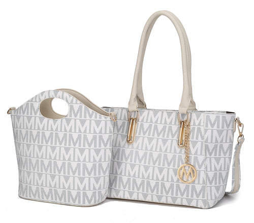MKF Collection Casey Tote Bag – Women’s Faux Leather Handbag with Crossbody