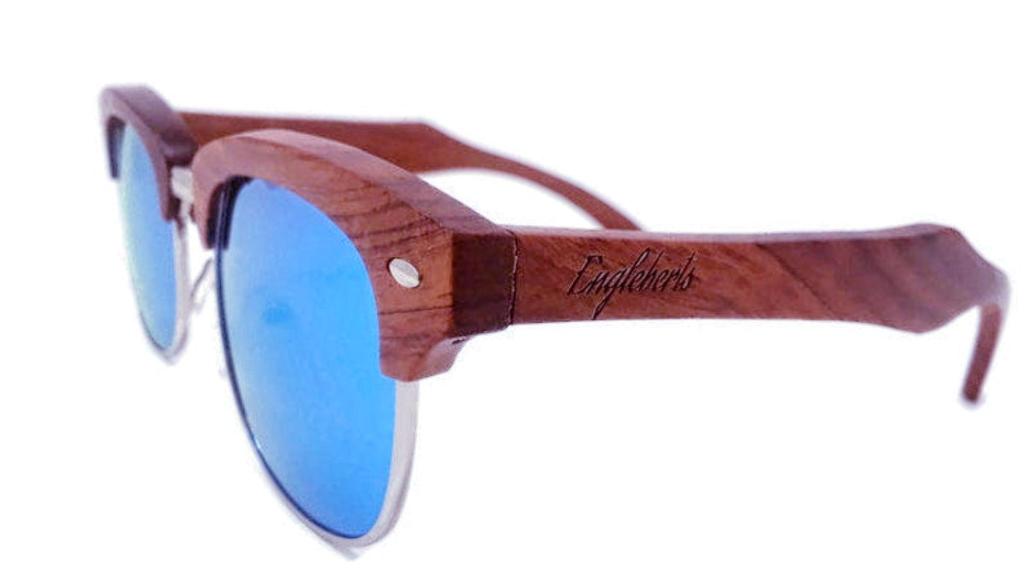 Rage Wooden Sunglasses – Women’s Polarized Eco-Friendly Ebony Frame Shades